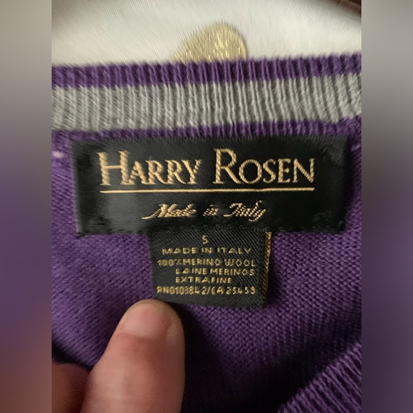 Harry Rosen 100 % Merino Wool Sweater - Picture 2 of 6